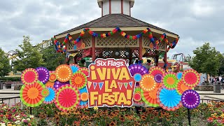 Six Flags Great America Vlog 8182024  ¡Viva La FiestaSpeedy Gonzales Grand Return [upl. by Gerstner]