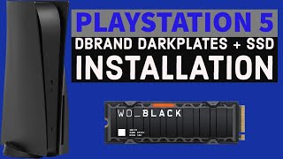 PlayStation 5  How To Install dbrand Darkplates  PS5 SSD Installation Guide  PS5 dbrand darkplate [upl. by Nolat43]