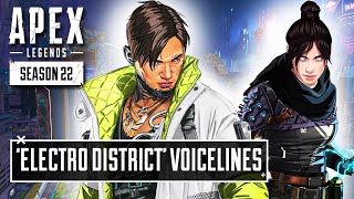 NEW Electro District Voicelines in Apex Season Season 22 [upl. by Kennedy983]