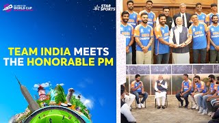 Team India meets the honorable Prime Minister to present the T20WorldCup [upl. by Aural]