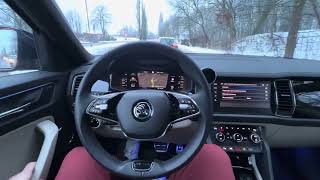 SKODA Kodiaq 2023  KLR module Travel Assist hands off  part 2 [upl. by Nicodemus]