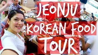 Korean Travel Jeonju Food Tour [upl. by Buehler385]