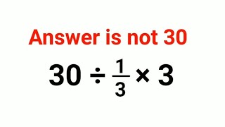 30÷13×3 The answer is not 3 Many got it wrong Ukraine Math Test math percentages ukraine [upl. by Major]