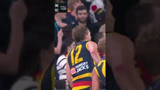 SCENES AT ADELAIDE OVAL 😱 Jordan Dawson wins it with a kick after the siren 😳 afl adelaidecrows [upl. by Cantone304]