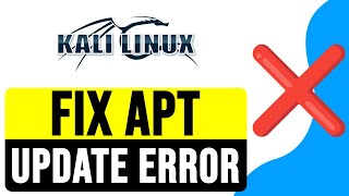 How to FIX SUDO APT UPDATE ERROR in Kali Linux 2024  Resolve Update Error in Kali Linux [upl. by Kirrad]