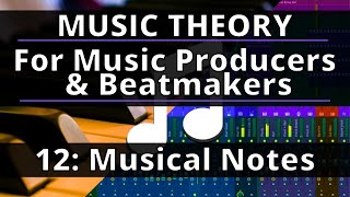 🎵Music Theory Course  12 Musical Notes  Music Theory for Music Producers and Beatmakers [upl. by Tilney677]