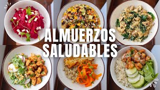 7 Almuerzos Saludables  Fáciles y Ricos [upl. by Lilia]