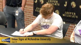 Irelan Signs at McKendree University for Powerlifting  18 Sports Shorts [upl. by Schreibman]