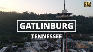 Gatlinburg Tennessee  4K Drone Tour [upl. by Tallula]