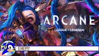 Imagine Dragons  Enemy Arcane League of Legends Music Video [upl. by Tandie]