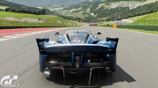 Gran Turismo 7  Ferrari FXX K 2014  Autodromo Lago Maggiore Full Course 4K PS5 [upl. by Devona35]