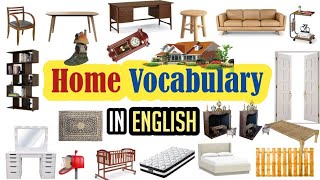 Home Vocabulary In English  vocabulary Lesson 07 [upl. by Vladimar841]