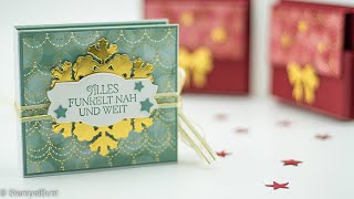 Geschenkbox Weihnachten  StampinUp®  Verpackungsidee [upl. by Anelec167]