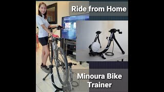 Minoura Bike Trainer Bike from Home [upl. by Winters310]