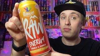 Drink Review  Rubicon Raw Energy Orange amp Mango [upl. by Kind]