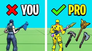 Why Fortnite PROS Use These PICKAXES You Should Too [upl. by Schramke]