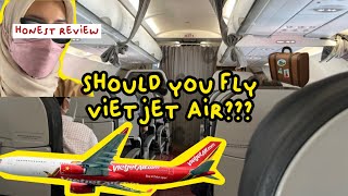 ✈️ VIETJET AIR REVIEW  JAKARTA TO HO CHI MINH ✅ [upl. by Takakura]