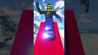 Cars VS King Kong 2 🚗  BeamNGdrive shorts [upl. by Asher975]