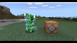 How to summon charged creeper with command block [upl. by Belamy]