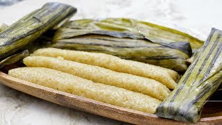 BUDBUD  SUMAN MALAGKIT  PAANO MAGLUTO NG SUMAN MALAGKIT [upl. by Alburg]