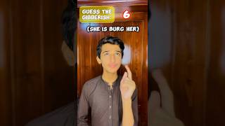 Pov You Have To Play “GUESS THE GIBBERISH” Game For Money 🤑💸 youtubeshorts funnyshorts shorts [upl. by Yrreg]