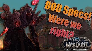 BFA  Week 2 Battle of Dazaralor Warlock Specs Were We Right Does Flashpoint Deserve a Nerf [upl. by Baskett]