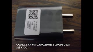 Conector de corriente tipo EUROPEO a conexión AMERICANA Mexicana también PractiConsejo3 [upl. by Blaseio]