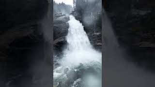 Krimml Waterfalls Austria near Kaprun Valley  Höhe Tauern National Park [upl. by Adnolor]