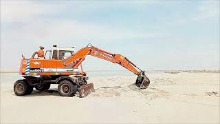 My dowson solar excavator show a powerful magic on sand must watch [upl. by Enaffit]