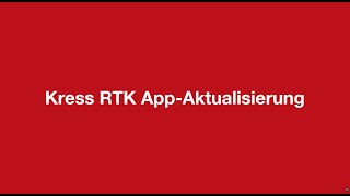 Kress RTK App Aktualisierung 0607V2  JUN 24 [upl. by Emelita214]