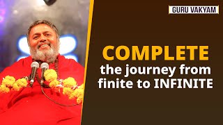 Guru Vakyam English Episode 1022  COMPLETE the journey from finite to INFINITE [upl. by Truitt]