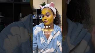 DIY turmeric face mask skincare [upl. by Henryson]