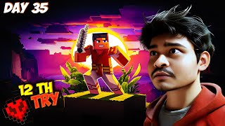 DAY 35 OF 100 Days Minecraft Survival Journey on live Stream [upl. by Agn]