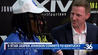 Jasper Johnson joins Malachi Moreno as instate commitments to UK [upl. by Arded]