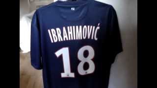 Maillot PSG IBRAHIMOVIC 20122013 [upl. by Divadnoj]