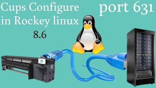 How to install and configure CUPS on Rocky Linux 86 [upl. by Aloke]