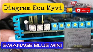 Diagram ECU Myvi dan Emanage Blue Avs fuel ignition Controller Piggyback  Engine Management System [upl. by Vershen656]