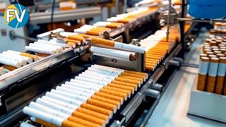 Cómo el tabaco se convierte en cigarrillo 7 impactantes etapas de producción [upl. by Sterrett]