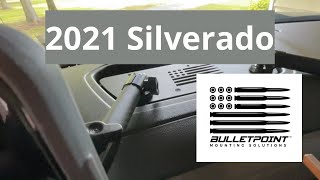 Bulletpoint Dash Mount 2021 Silverado [upl. by Llehsar212]