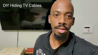 How to hide cables on a wall mounted TV [upl. by Dnomde]