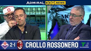 GOL DI FIORENTINA MILAN 21 I ROSSONERI SBAGLIANO DUE RIGORI E CROLLANO A FIRENZE [upl. by Latin]