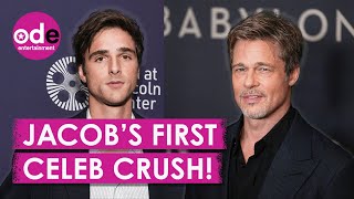 Jacob Elordi Admits Brad Pitt Was His First Celebrity Crush [upl. by Riegel920]