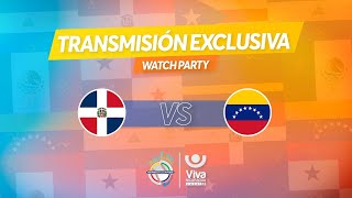 República Dominicana vs Venezuela  Watch Party  Solo Audio  090224 [upl. by Allister]