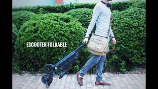 eScooter Foldable Fold Pull Go [upl. by Seugram]