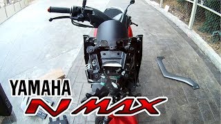 Short guide  How to remove the front part of the Yamaha Nmax [upl. by Attenad]