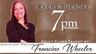 Equipping Tuesday with Assistant Pastor Francina [upl. by Ellie]