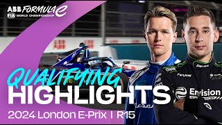 A Championship defining session 😱  London EPrix Qualifying Highlights [upl. by Ansley649]