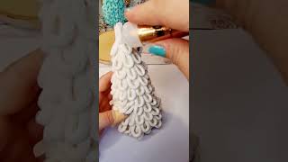 Choinka z resztek sznurka z makramy Tutorial how to make a macrame Christmas 🎄 ideas Christmas [upl. by My973]