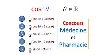 CONCOURS MEDECINE ET PHARMACIE QUESTION N 3 [upl. by Notterb179]