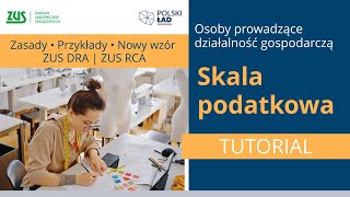 Działalność gospodarcza  skala podatkowa  tutorial Polski Ład [upl. by Egdirdle154]